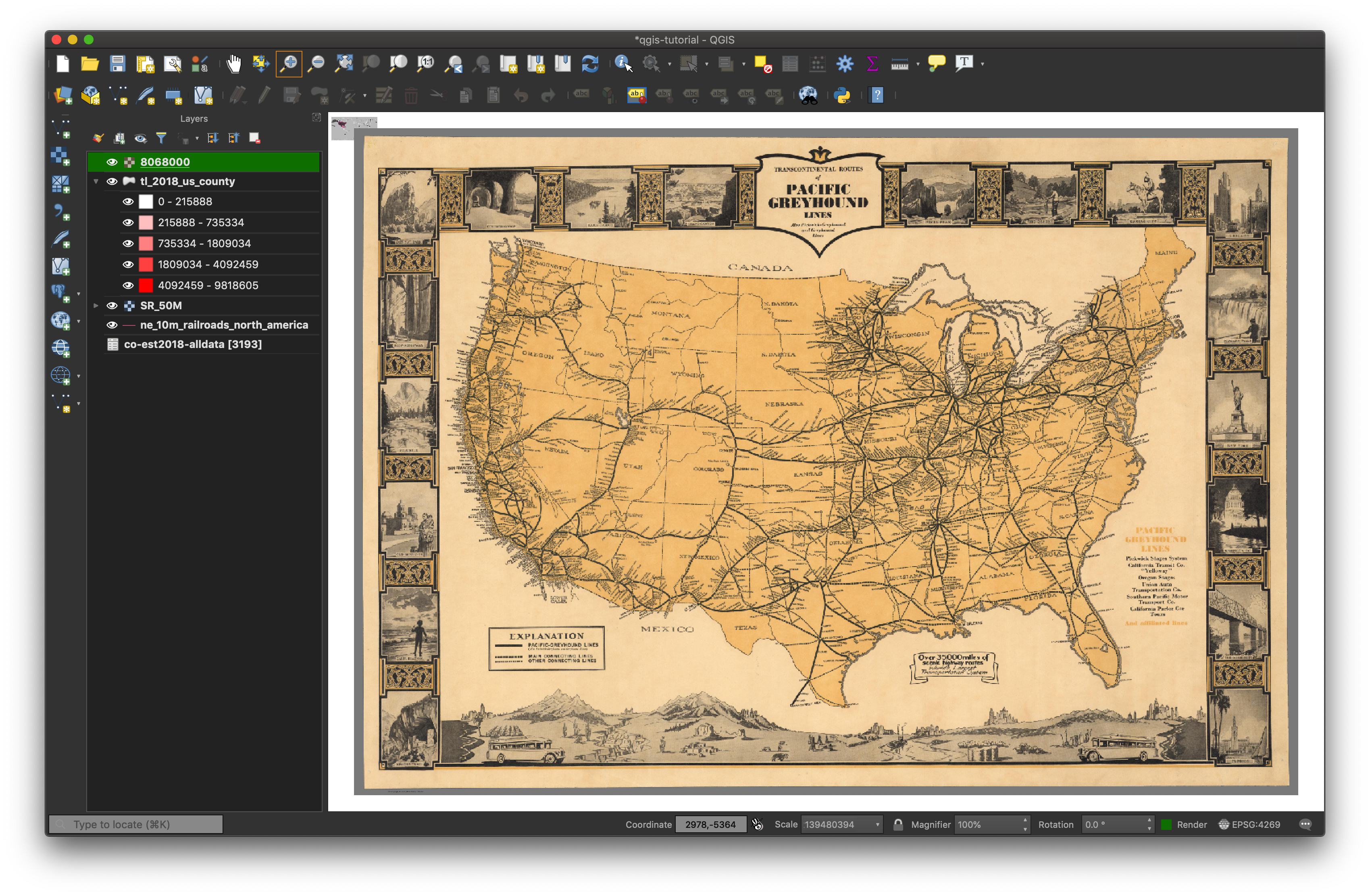 Using Historic Maps With QGIS Fredgibbs Net