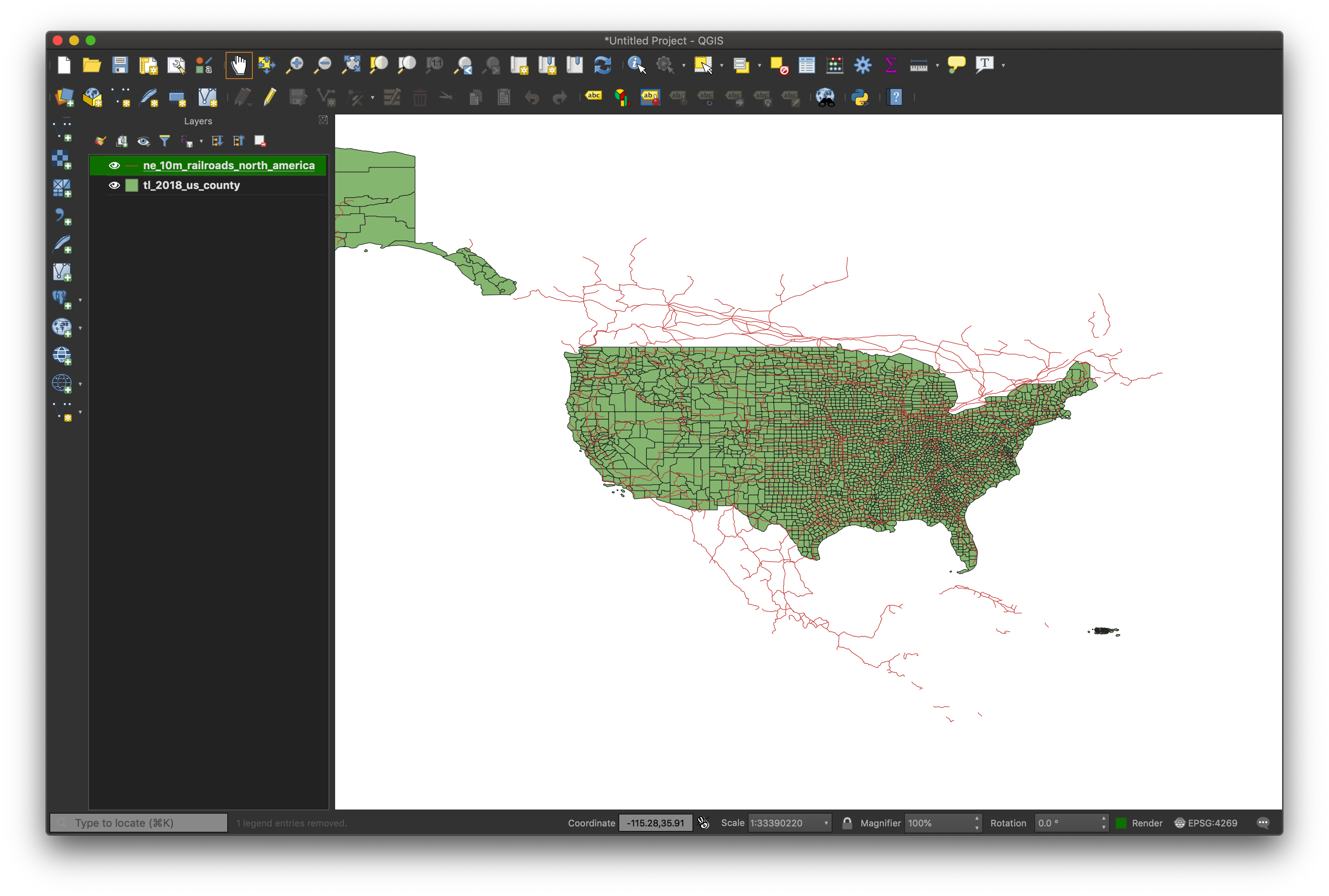 Making a Map with QGIS •