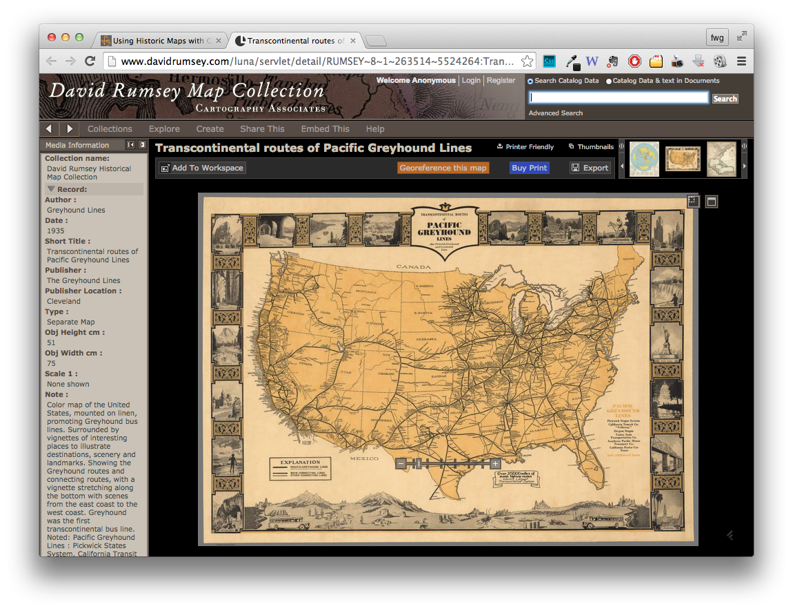 historic maps with mapublisher