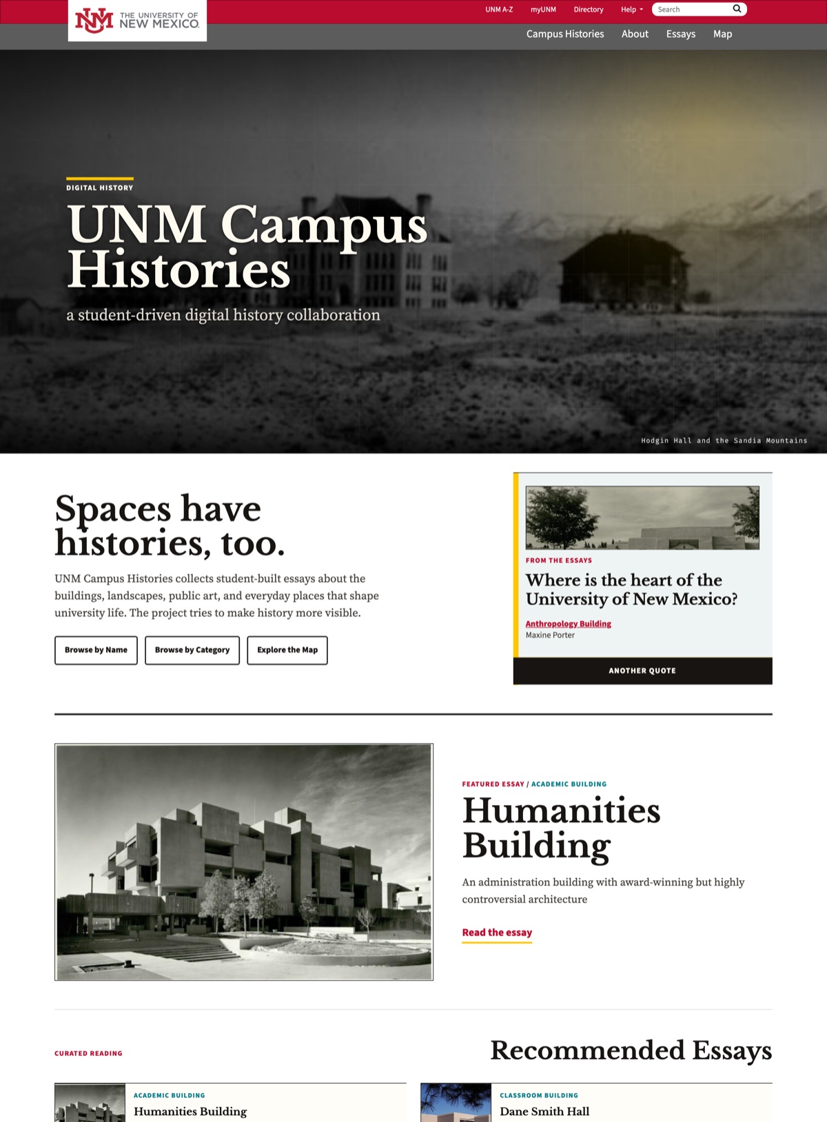 UNM Campus Histories